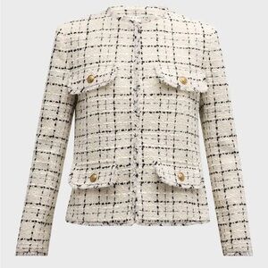 Alice and Olivia “Dumont” Tweed Jacket, Sz 10